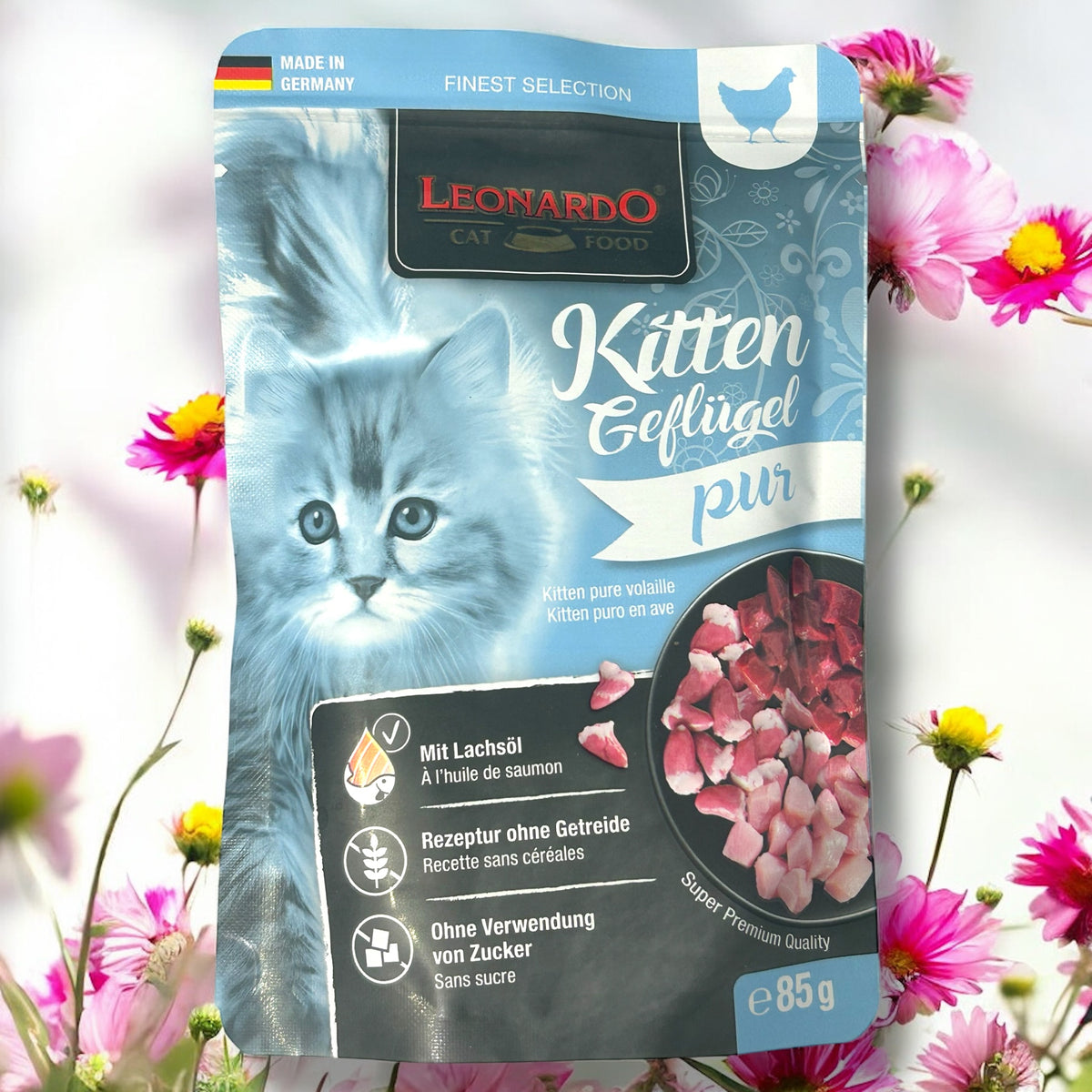 Leonardo Finest Selection
Kitten Geflügel pur, 85g