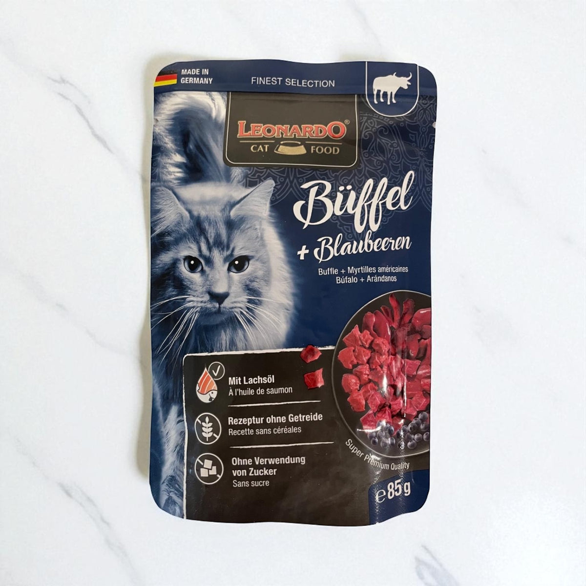 Leonardo Finest Selection
Büffel + Blaubeeren