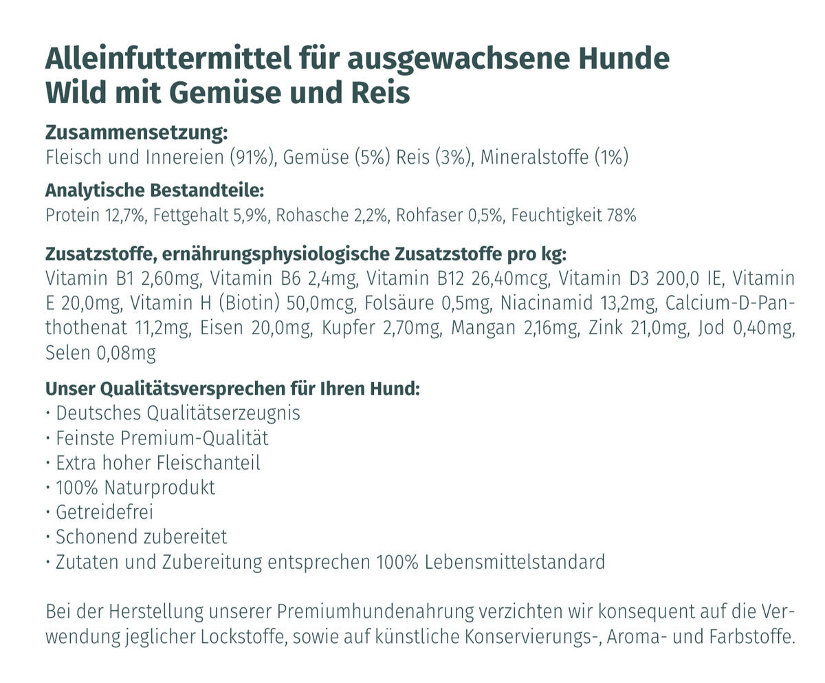 Wild mit Gemüse und Reis