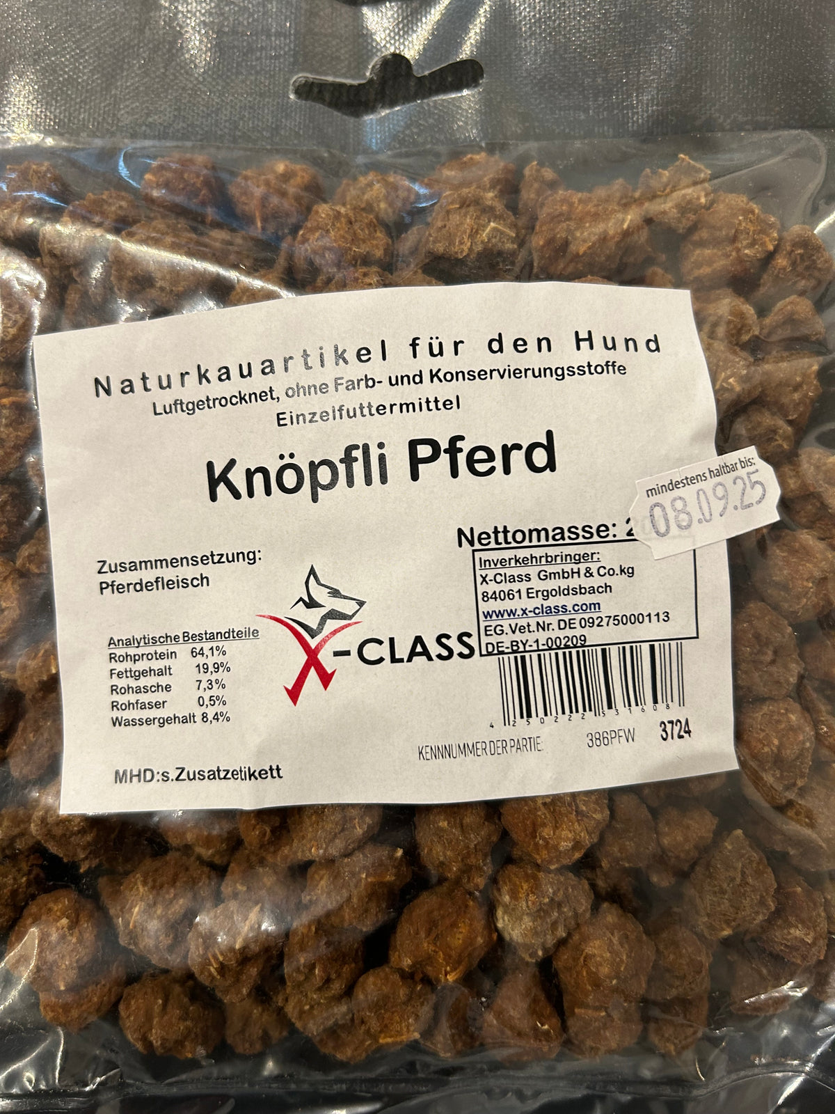 Knöpfli Pferd - 100% Pferd