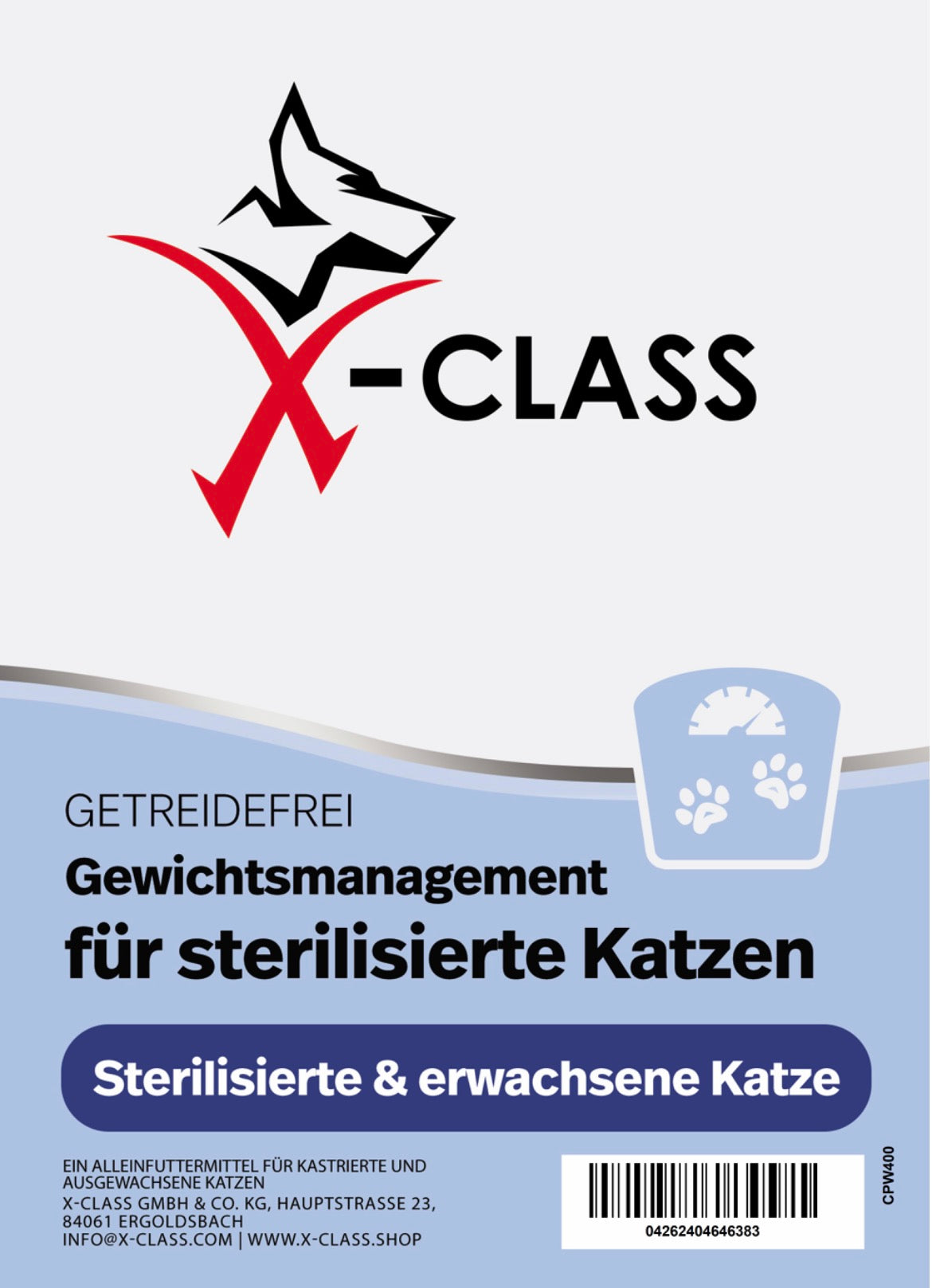 X-CLASS Vet+ Gewichtsmanagement für sterilisierte Katzen
