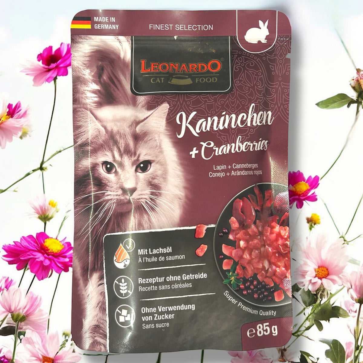 Leonardo Finest Selection
Kaninchen + Cranberries, 85g