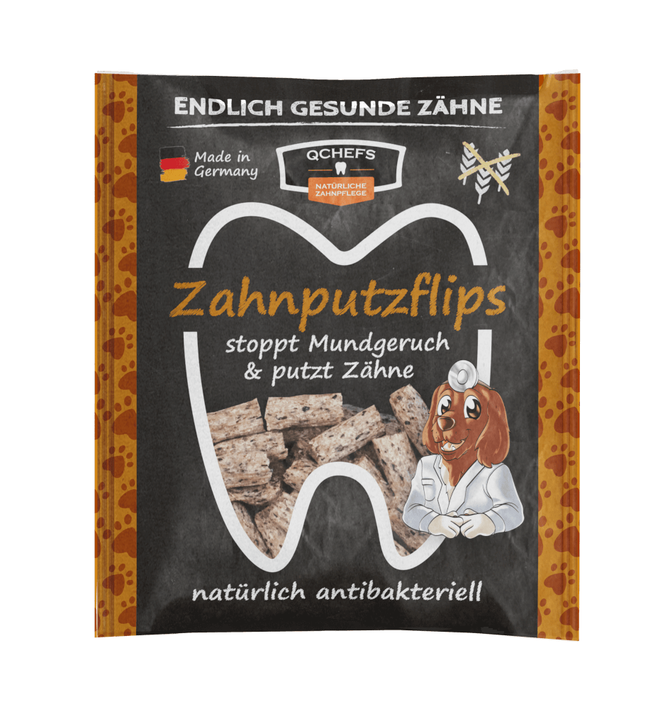 QCHEFS Zahnputzflips Hund
