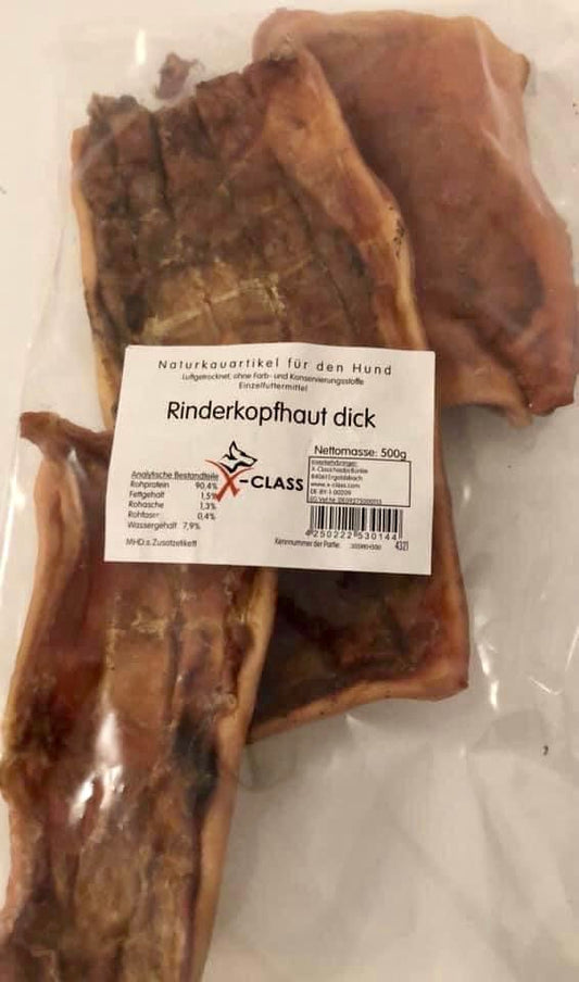 Rinderkopf dick, Rinderkopfhautplatten